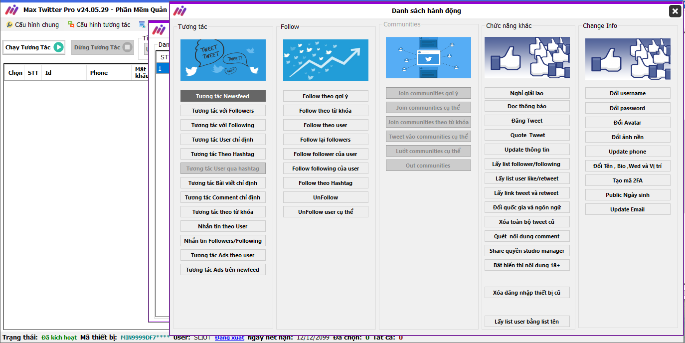 MaxTwitterPro V24-05-29 ->Active New Free – Active Miễn Phí Mới Nhất